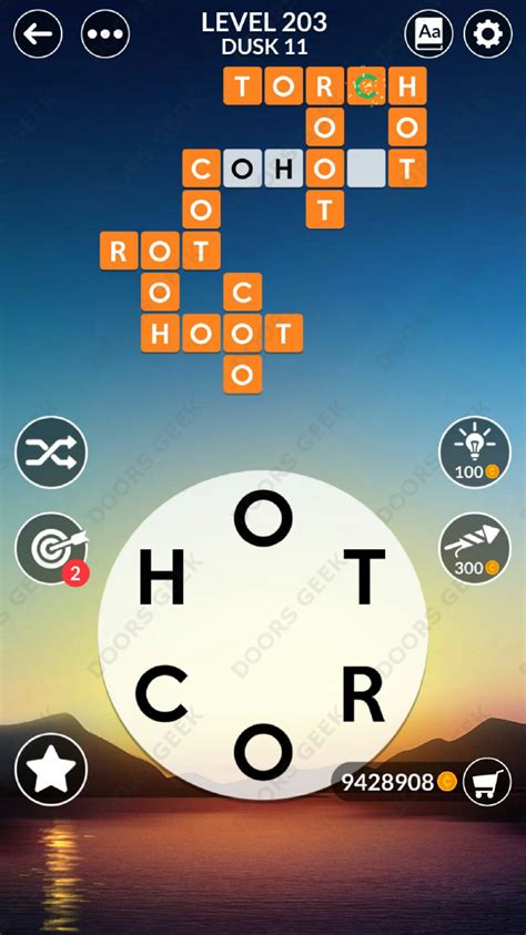 Wordalot Level 203 Answers (Android/IOS) .
